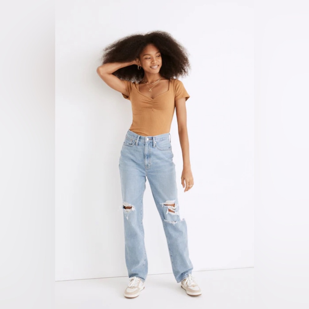 Madewell Baggy Straight Jeans